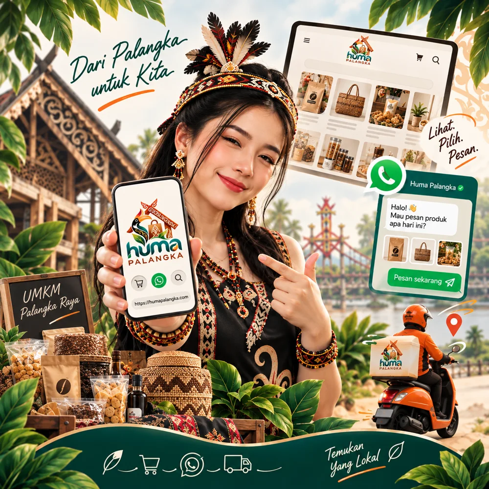 Huma Palangka — produk UMKM Palangka Raya, pesan lewat WhatsApp